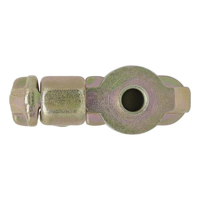 ProPlus Stud fitting dubbel met schroefdraad - 67 x 25 x 18 mm - Breeklast 2000 kg