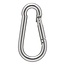 ProPlus Karabijnhaak - RVS - 5 x 50 mm - Chroom - 2 stuks