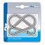 ProPlus Karabijnhaak - RVS - 8 x 80 mm - 2 stuks - chroom