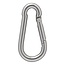 ProPlus Karabijnhaak - RVS - 8 x 80 mm - 2 stuks - chroom