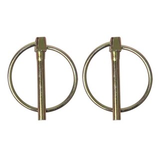 ProPlus Borgpen - slank design - robuust staal - Ø 4,5 mm - Ø 32 mm ring - 2 stuks