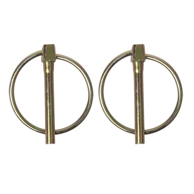 ProPlus Borgpen - slank design - robuust staal - Ø 4,5 mm - Ø 32 mm ring - 2 stuks