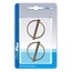 ProPlus Borgpen - Ø 6 mm - met Ø 38 mm ring - 2 stuks - robuust staal