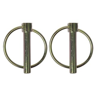 ProPlus Borgpen - Ø 8 mm - Ø 38 mm ring - 2 stuks - robuust staal
