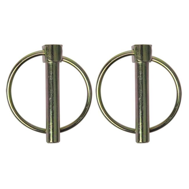 ProPlus Borgpen - Ø 8 mm - Ø 38 mm ring - 2 stuks - robuust staal