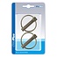ProPlus Borgpen - Ø 10 mm - met Ø 39 mm ring - 2 stuks - robuust staal - zilver