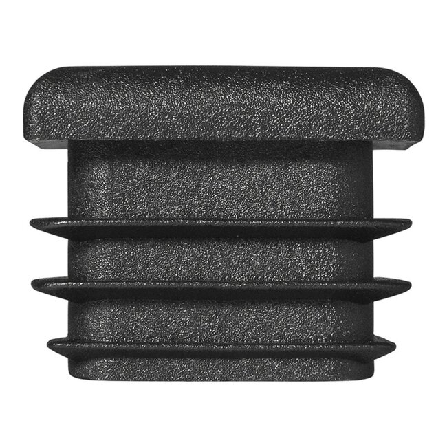 ProPlus Vierkante insteekdop - 25 x 25 mm - zwart - PE kunststof - soepel en duurzaam