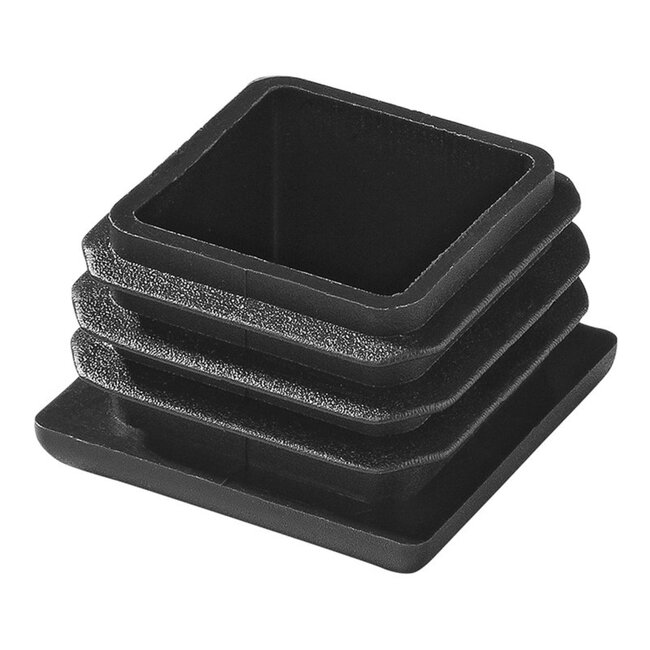 ProPlus Vierkante insteekdop - 30 x 30 mm - zwart - PE materiaal - veelzijdig gebruik