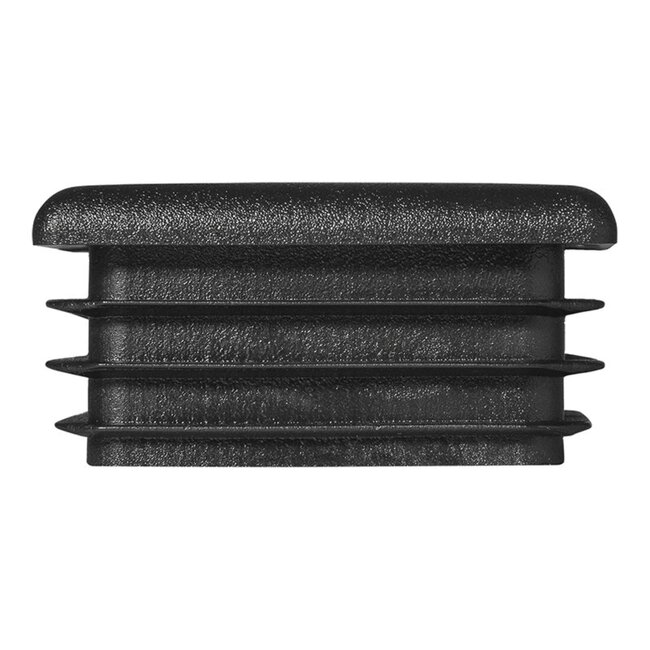ProPlus Vierkante inslagdop - 40 x 40 mm - zwart - PE kunststof