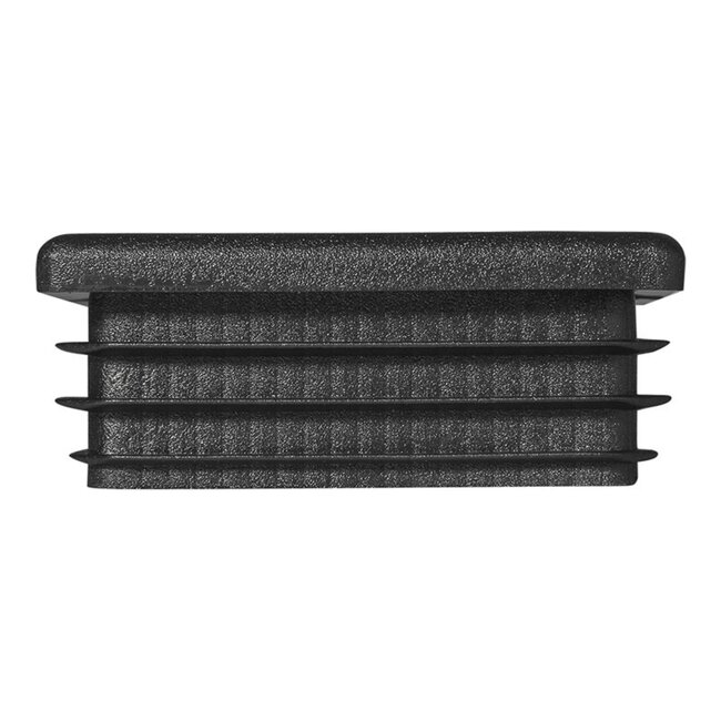 ProPlus Insteekdoppen - vierkant - 50 x 50 mm - kunststof - zwart - 4 stuks