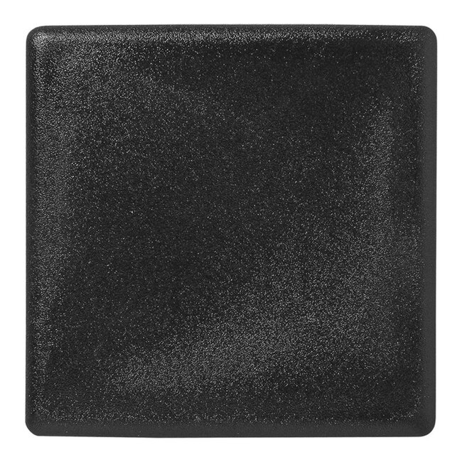 ProPlus Insteekdoppen - vierkant - 50 x 50 mm - kunststof - zwart - 4 stuks