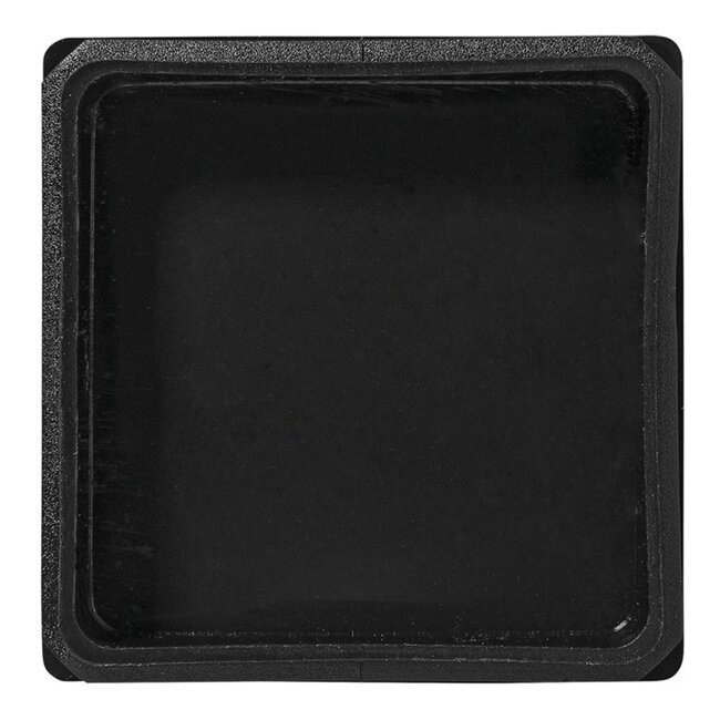 ProPlus Vierkante insteekdoppen - 60 x 60 mm - zwart - set van 4