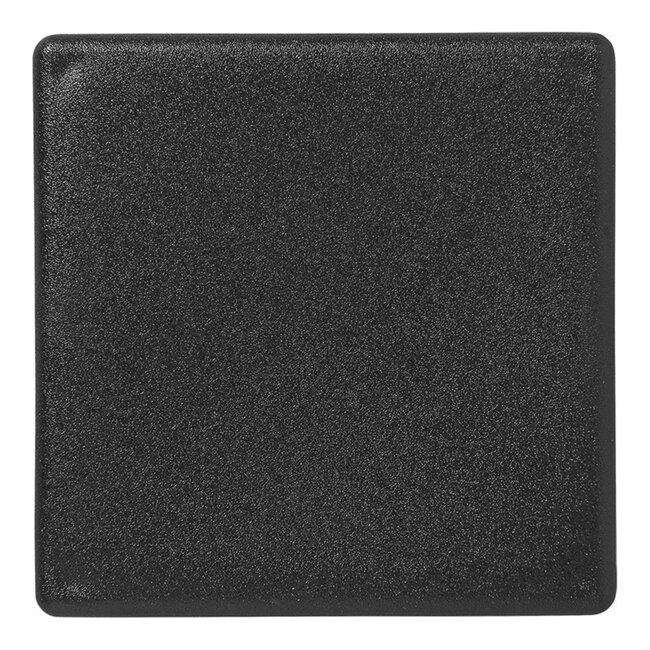 ProPlus Vierkante insteekdoppen - 60 x 60 mm - zwart - set van 4