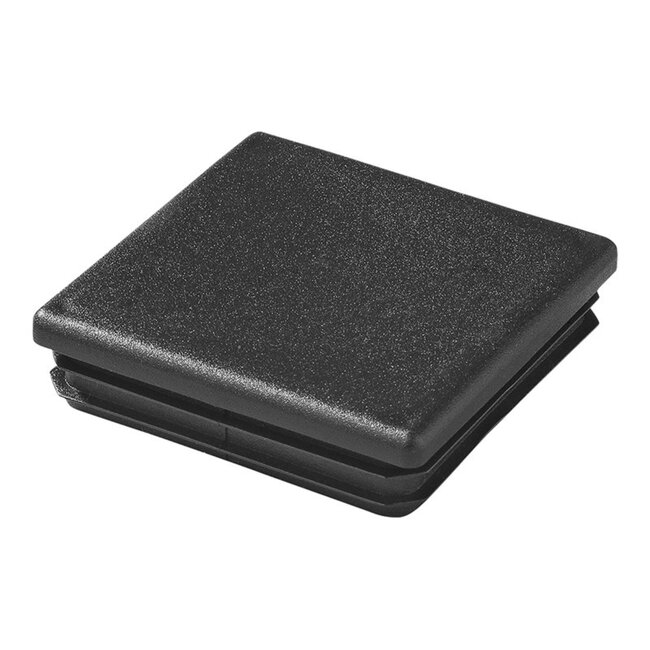 ProPlus Vierkante insteekdoppen - 60 x 60 mm - zwart - set van 4
