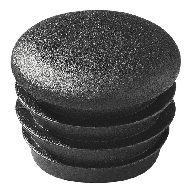 ProPlus Ronde insteekdop - Ø 25 mm - Zwart - Voor buisconstructies en meubels