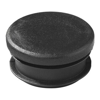 ProPlus Ronde inslagdop - Ø 30 mm - PE - zwart - veelzijdig gebruik