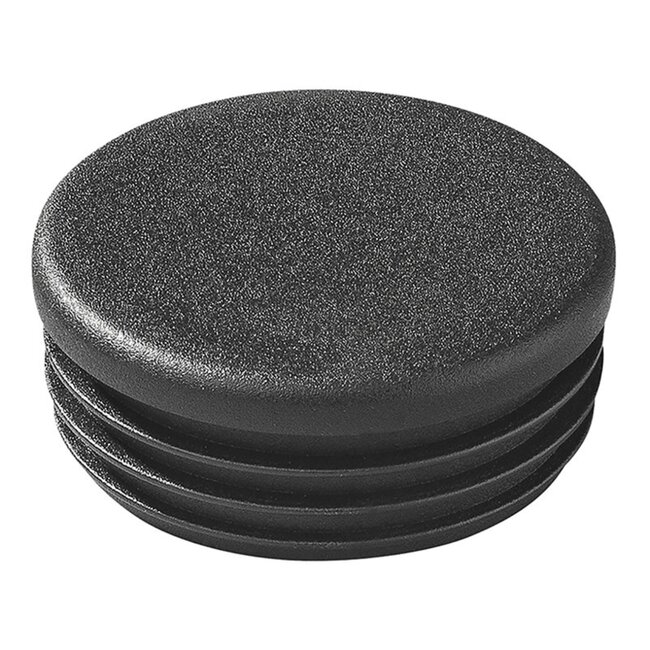 ProPlus Ronde insteekdop - Ø 50 mm - Zwart - PE materiaal - Voor buisconstructies en meubels