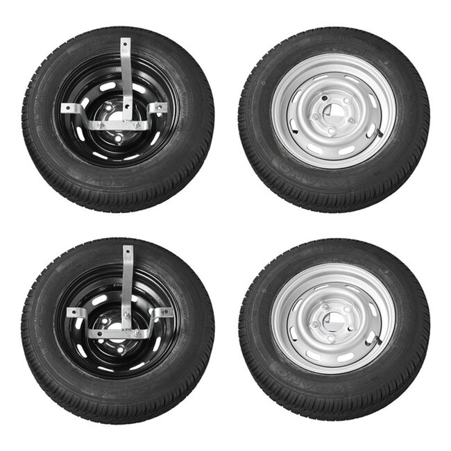 ProPlus Reservewielhouder driepoot - Geschikt voor 4- en 5-gaats velgen - Inclusief persbouten - 155 mm hoogte