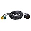 ProPlus Kabelset - 5 meter - 13-polige stekker naar 2x 5-polige connector - zwart kunststof