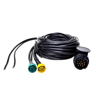 Pro Plus Kabelset - 5 meter Kabel - Stekker 13 Polig naar 2 x Connector 5 Polig met Aftakking 4 meter