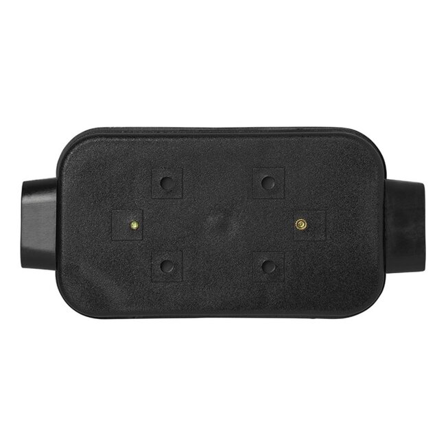 ProPlus Kabelverbindingsdoos - Waterdicht - 8 x 4 polig - Kunststof - Zwart