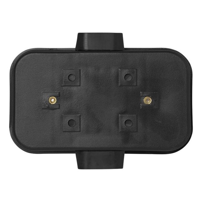 ProPlus Verbindingsdoos - 10-polig - kunststof - zwart - voor aanhangers