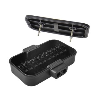 ProPlus Kabelverbindingsdoos - 10-polig - kunststof - zwart - voor aanhanger