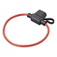 ProPlus Zekeringhouder in-line - mini steekzekering - 30A - 20 cm - rood