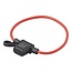 ProPlus Zekeringhouder in-line - mini steekzekering - 30A - 20 cm - rood