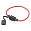 ProPlus Zekeringhouder in-line - mini steekzekering - 30A - 20 cm - rood