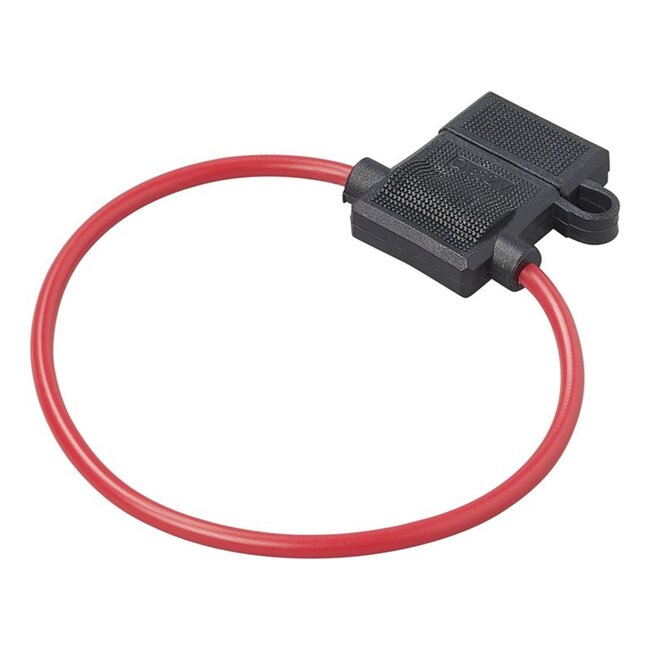 ProPlus Compacte in-line zekeringhouder - draaddiameter 2 mm² - geschikt voor standaard steekzekering