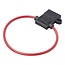 ProPlus Compacte in-line zekeringhouder - draaddiameter 2 mm² - geschikt voor standaard steekzekering