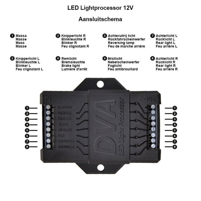 ProPlus LED lichtprocessor - storingsoplossing - 12V - eenvoudig te monteren