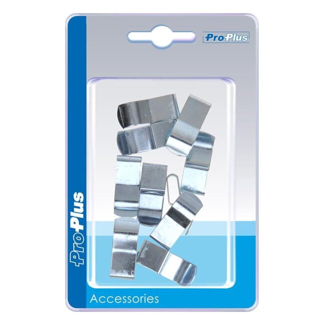 ProPlus Chassisklem - Ø 6 mm Kabel - 31 x 10 x 12 mm - Staal - Zilver - 10 stuks