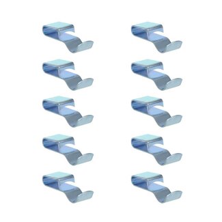 ProPlus Chassisklem - voor 8 mm kabel - staal - zilver - 10 stuks