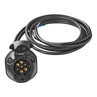 ProPlus Trekhaakkabelset - 7+1 polige stekker - 1,50 meter - Voor auto's zonder boardcomputer ProPlus Trekhaakkabelset - 7+1 polige stekker - 1,50 meter - Voor auto's zonder boardcomputer