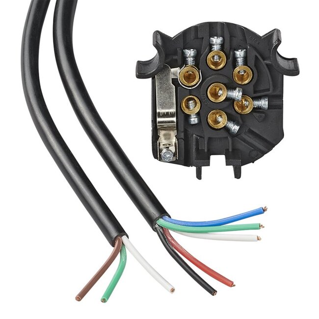 ProPlus Trekhaakkabelset - 7+1-polig - 1,50 meter - Inclusief stekkerdoos - Voor auto's zonder park distance controle