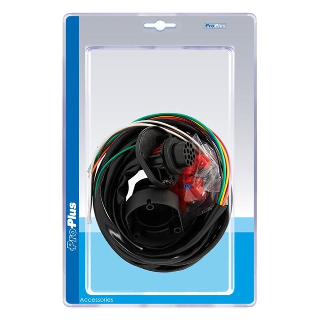 ProPlus Trekhaakkabelset - 13-polig Jaeger - 1,50 meter - Inclusief stekker - PVC
