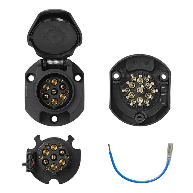 ProPlus Stekkerdoos - 13-polig - Multicon West - PVC - zwart