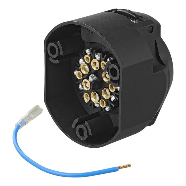 ProPlus Stekkerdoos - 13-polig - Multicon West - PVC - zwart
