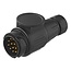 ProPlus Stekker 13-polig - bajonetsluiting - PVC - zwart