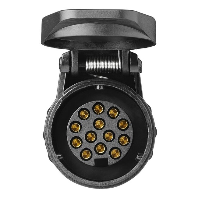 ProPlus Zwevende contrastekker - 13-polig - PVC - 12V - zwart