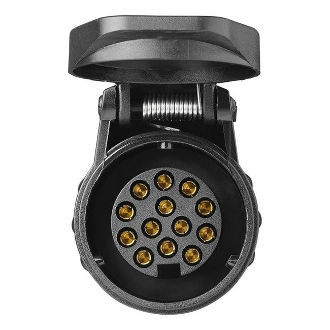 ProPlus Zwevende contrastekker - 13-polig - PVC - zwart - 12V