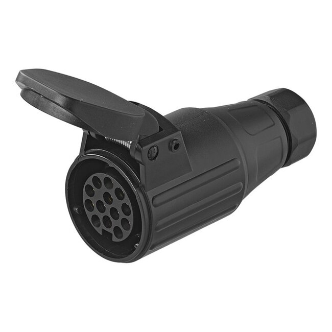 ProPlus Zwevende contrastekker - 13-polig - PVC - zwart - 12V