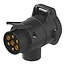 ProPlus Verloopstekker - 13 naar 7 polig - constante plus - 12 volt - zwart