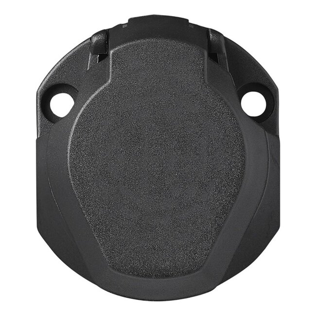 ProPlus Stekkerdoos - 7 + 1 polig - PVC - zwart - automatisch afschakelcontact