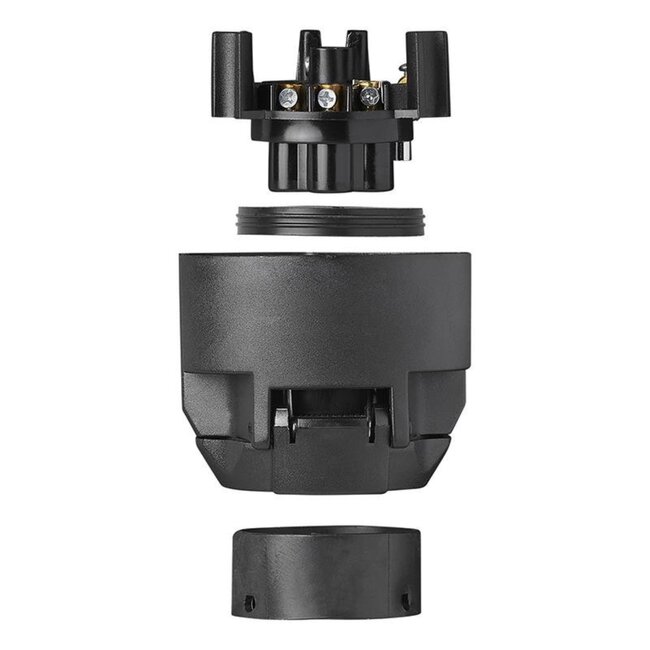 ProPlus Stekkerdoos - 7 + 1 polig - met mistlichtschakelaar - PVC - zwart