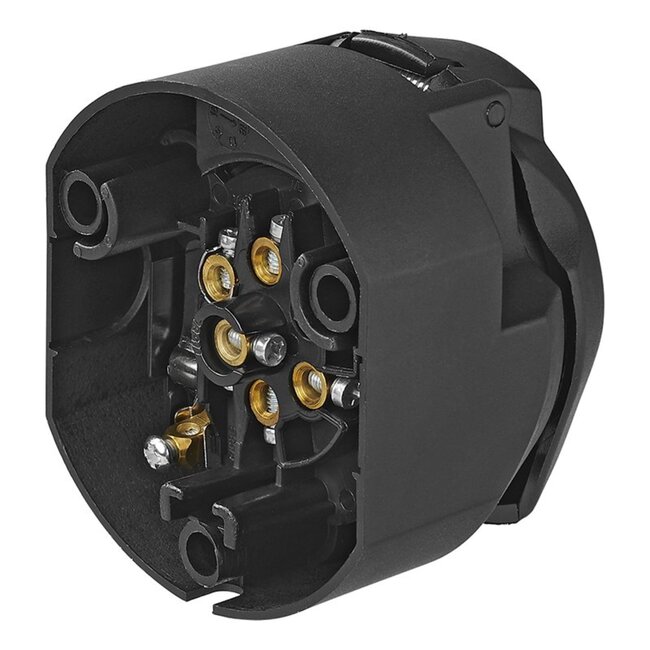 ProPlus Stekkerdoos - 7 + 1 polig - met mistlichtschakelaar - PVC - zwart