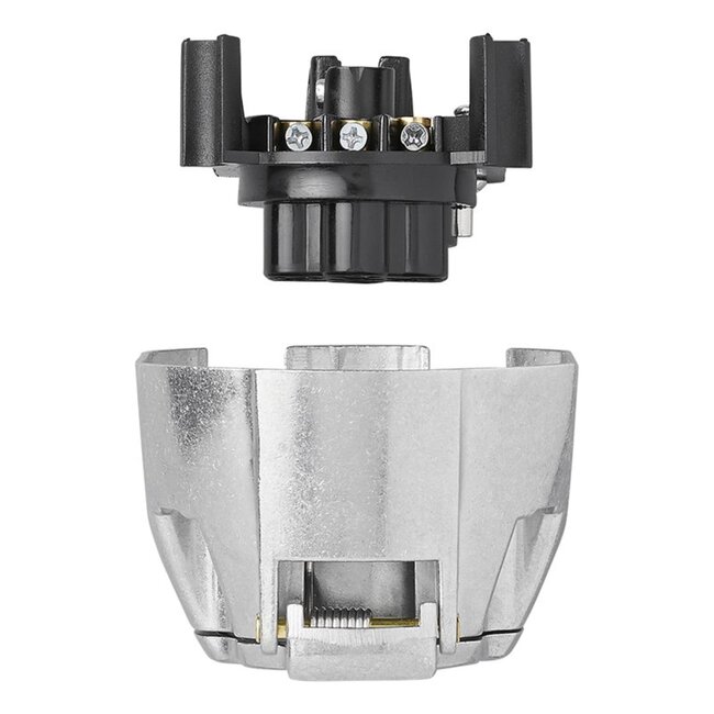 ProPlus Stekkerdoos - 7 + 1 polig - met mistlichtschakelaar - metaal