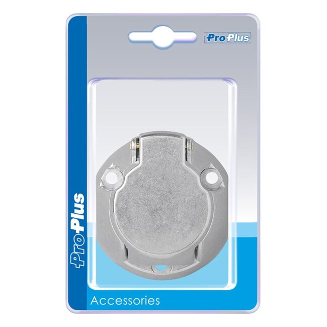 ProPlus Stekkerdoos - 7 + 1 polig - met mistlichtschakelaar - metaal